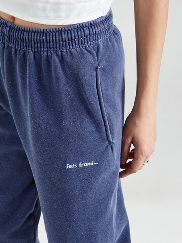 Effilé Pantalon iets frans en bleu