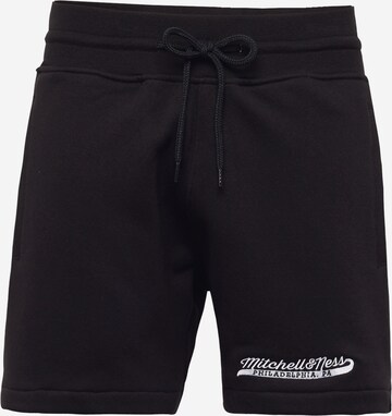 Mitchell & Ness Regular Sportshorts in Schwarz: predná strana