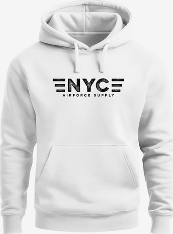 Neverless Sweatshirt 'New York Air' in White: front