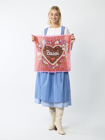 CODELLO Traditional shawl in Red