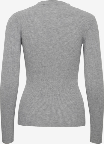 ICHI Sweater 'AVIVA' in Grey