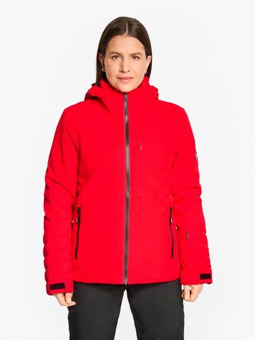 ZIENER Outdoor Jacket in Red: front