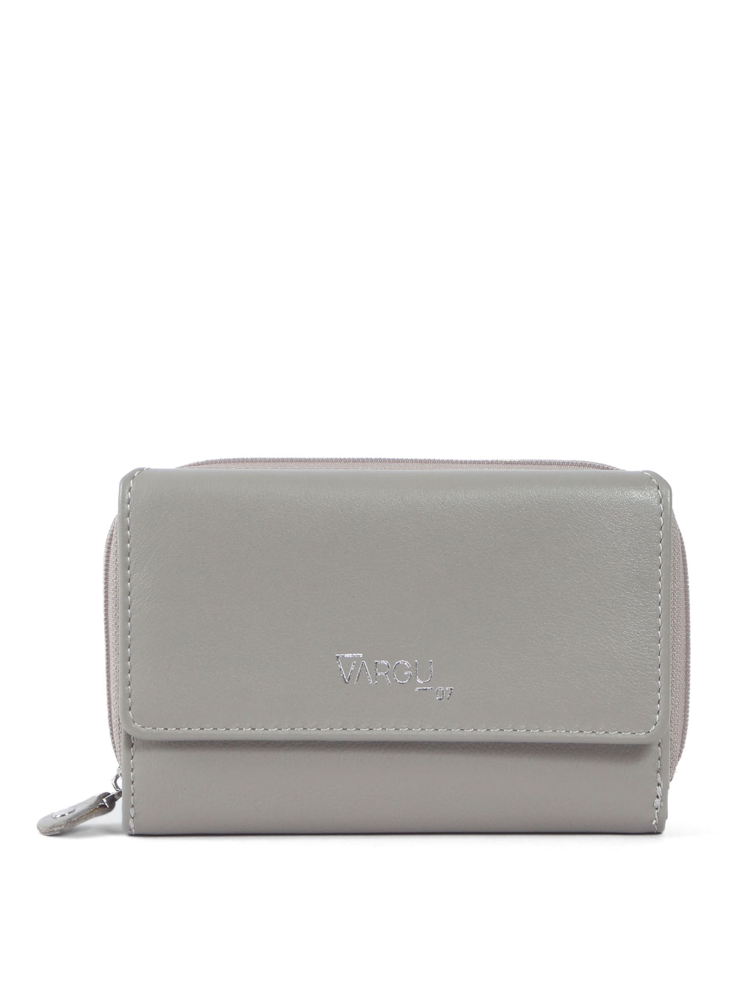 VARGU Portemonnaie 'NILA 1-A mono' in Grau: Vorderseite