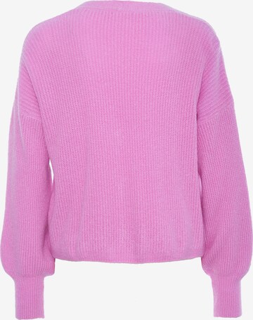 Decay Knit Cardigan in Pink