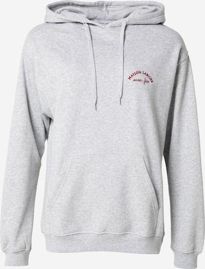 Maison Labiche Sweat-shirt en gris chiné / rouge, Vue avec produit