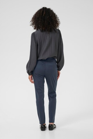 Kaffe Slimfit Hose in Schwarz
