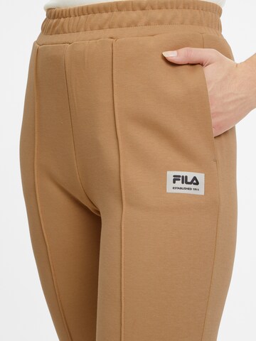 FILA - Flared Calças 'TOYONAKA' em castanho