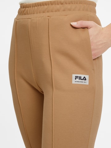 Flared Pantaloni 'TOYONAKA' di FILA in marrone