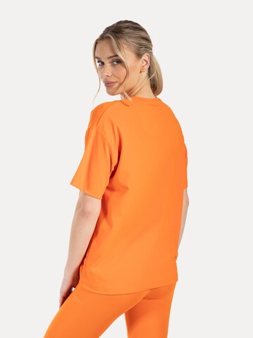 Smilodox Damen T-Shirt Oversize in Orange