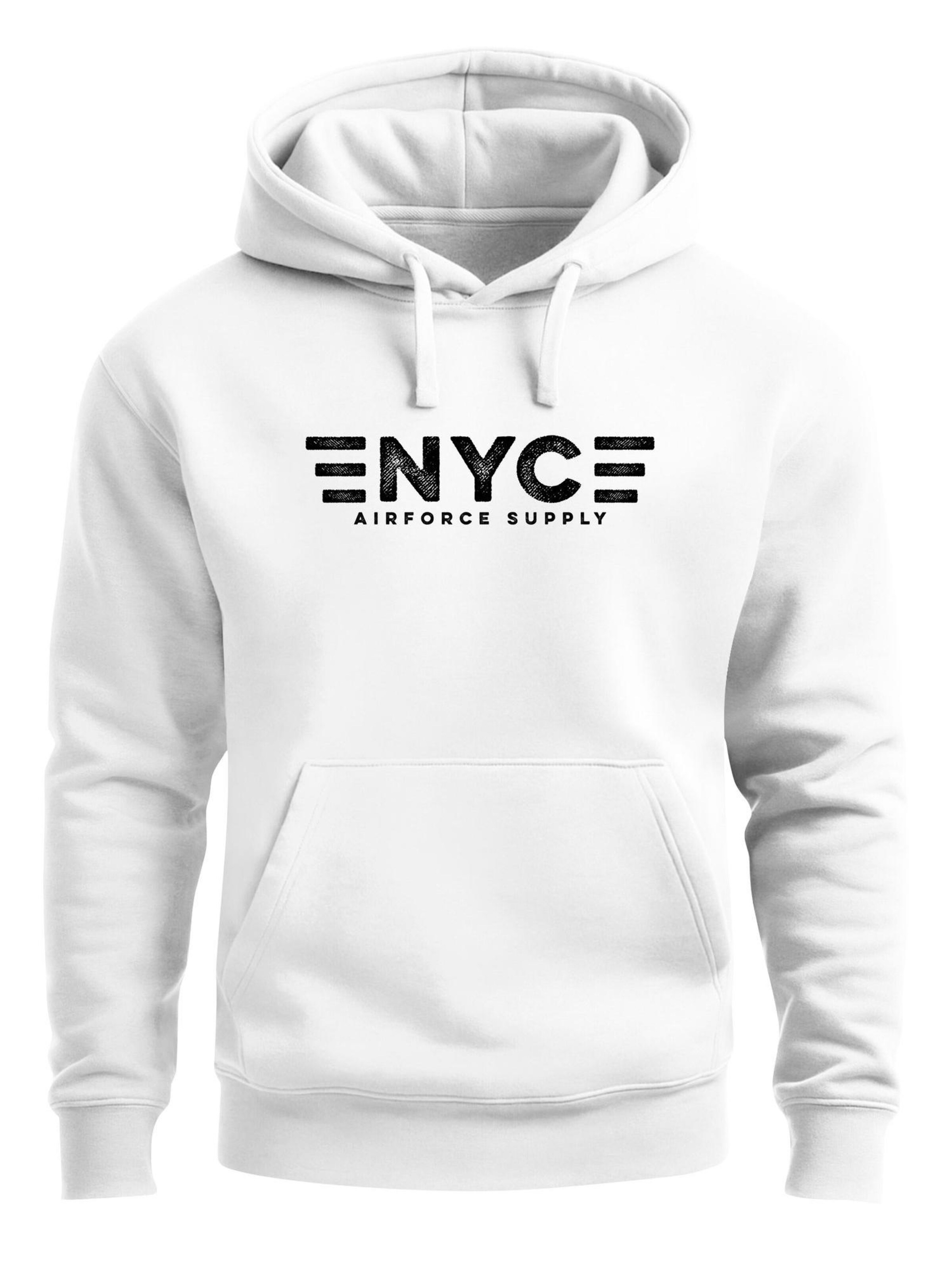 Neverless Sweatshirt 'New York Air' in White: front