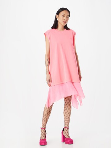 Robe DIESEL en rose : devant