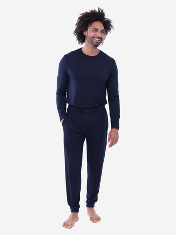 Mey Pyjama lang 'Jefferson' in Blauw