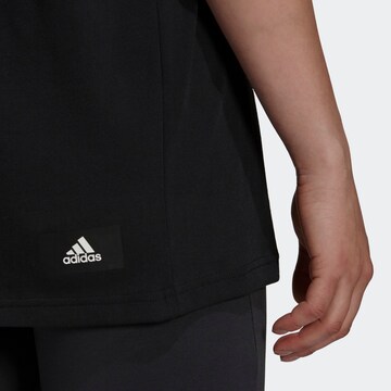 ADIDAS PERFORMANCE Функционална тениска в черно