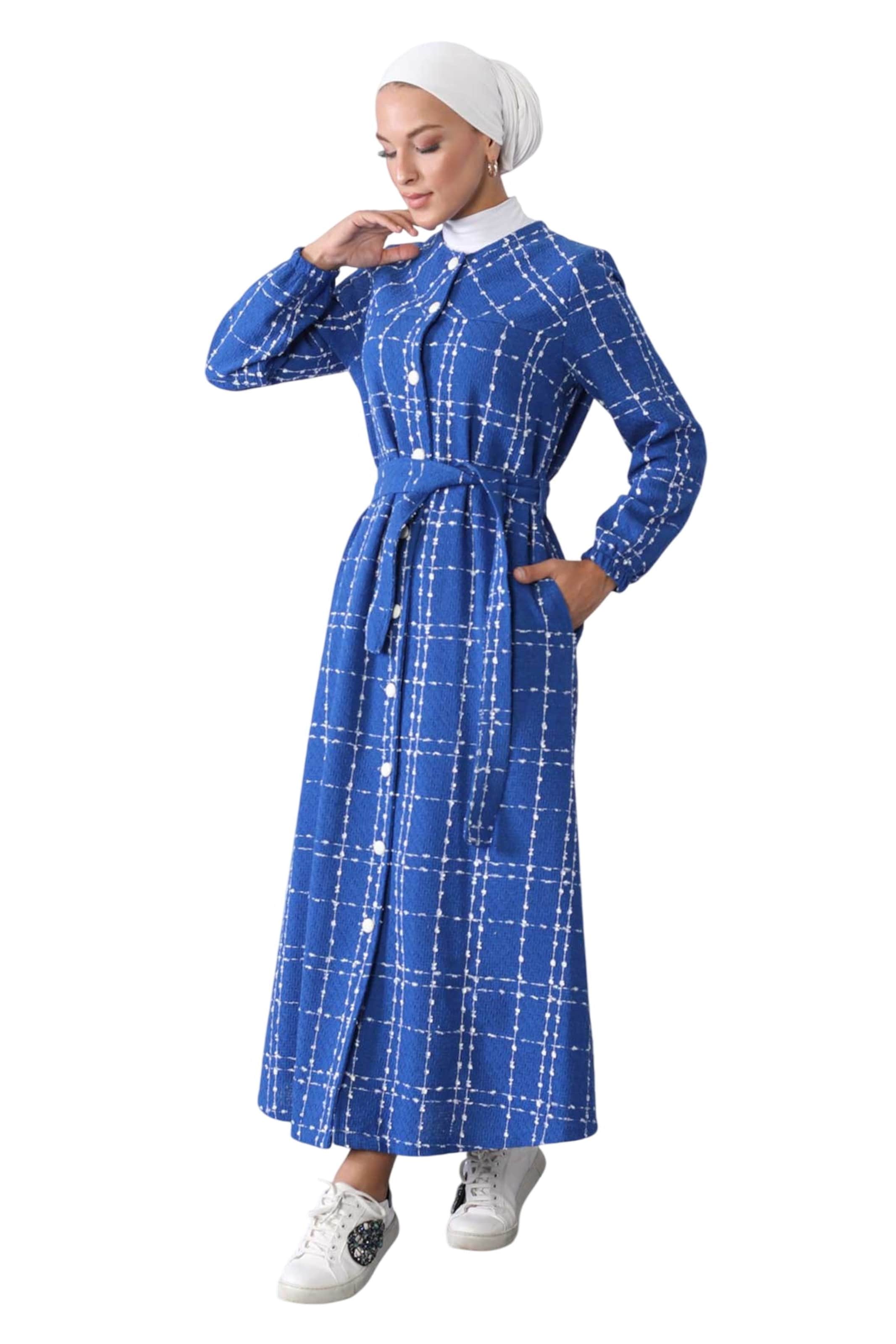 MODAMIHRAM Between-seasons coat in Blue