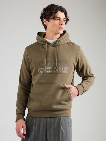 žalia JACK & JONES Megztinis be užsegimo 'JCOFUSION': priekis