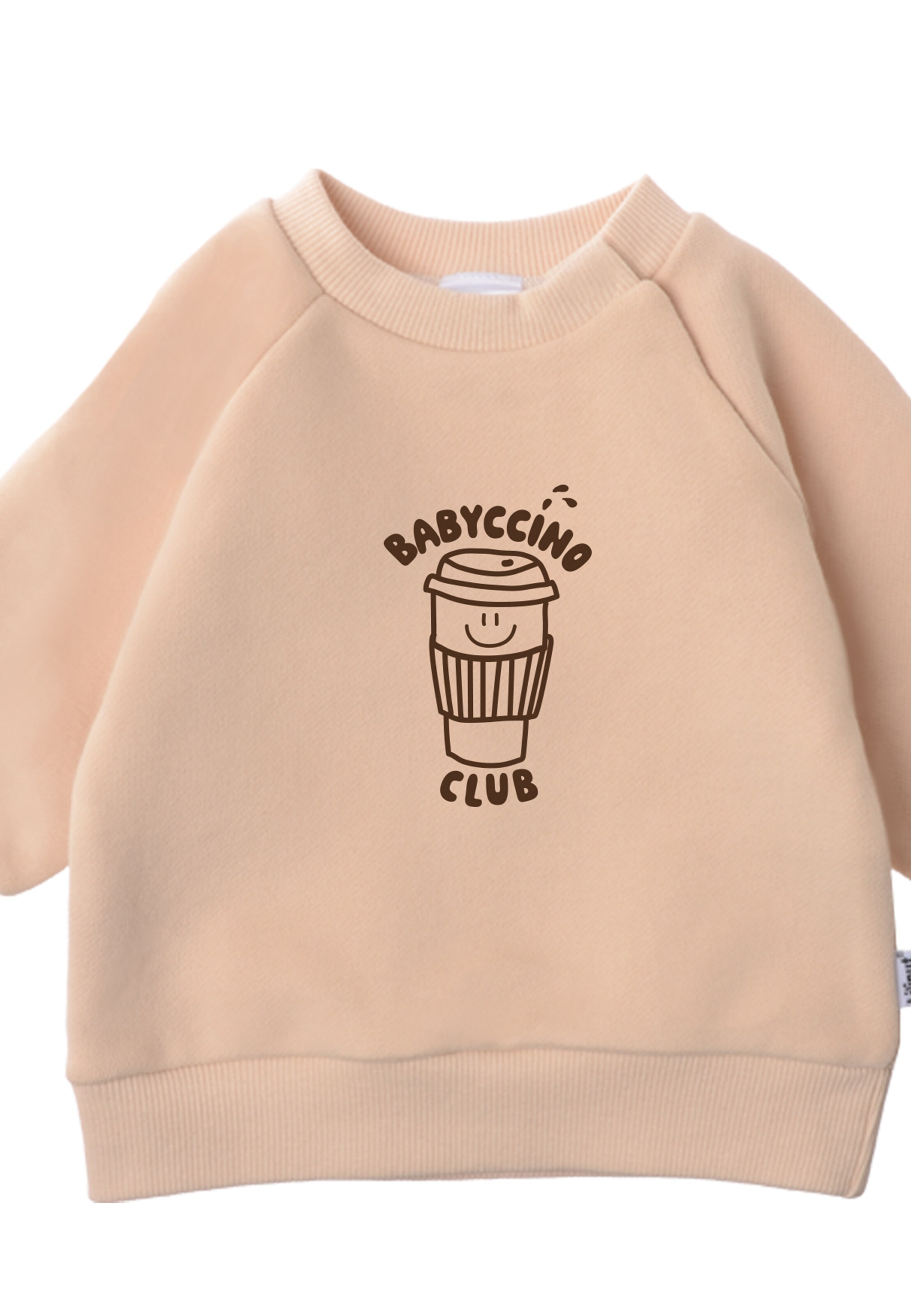 LILIPUT Sweatshirt 'Babyccino Club' in Brown
