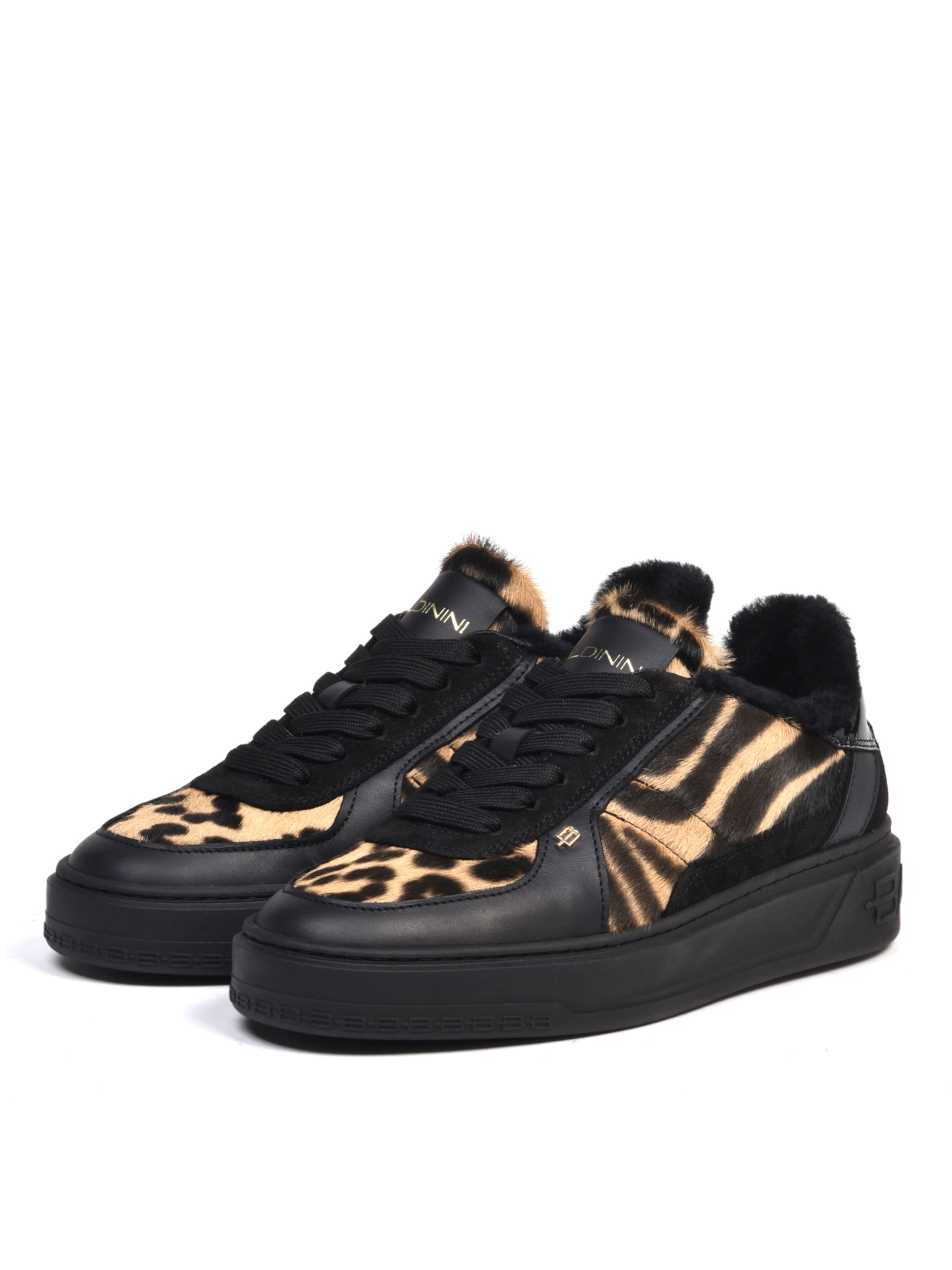 BALDININI Sneakers laag in Zwart