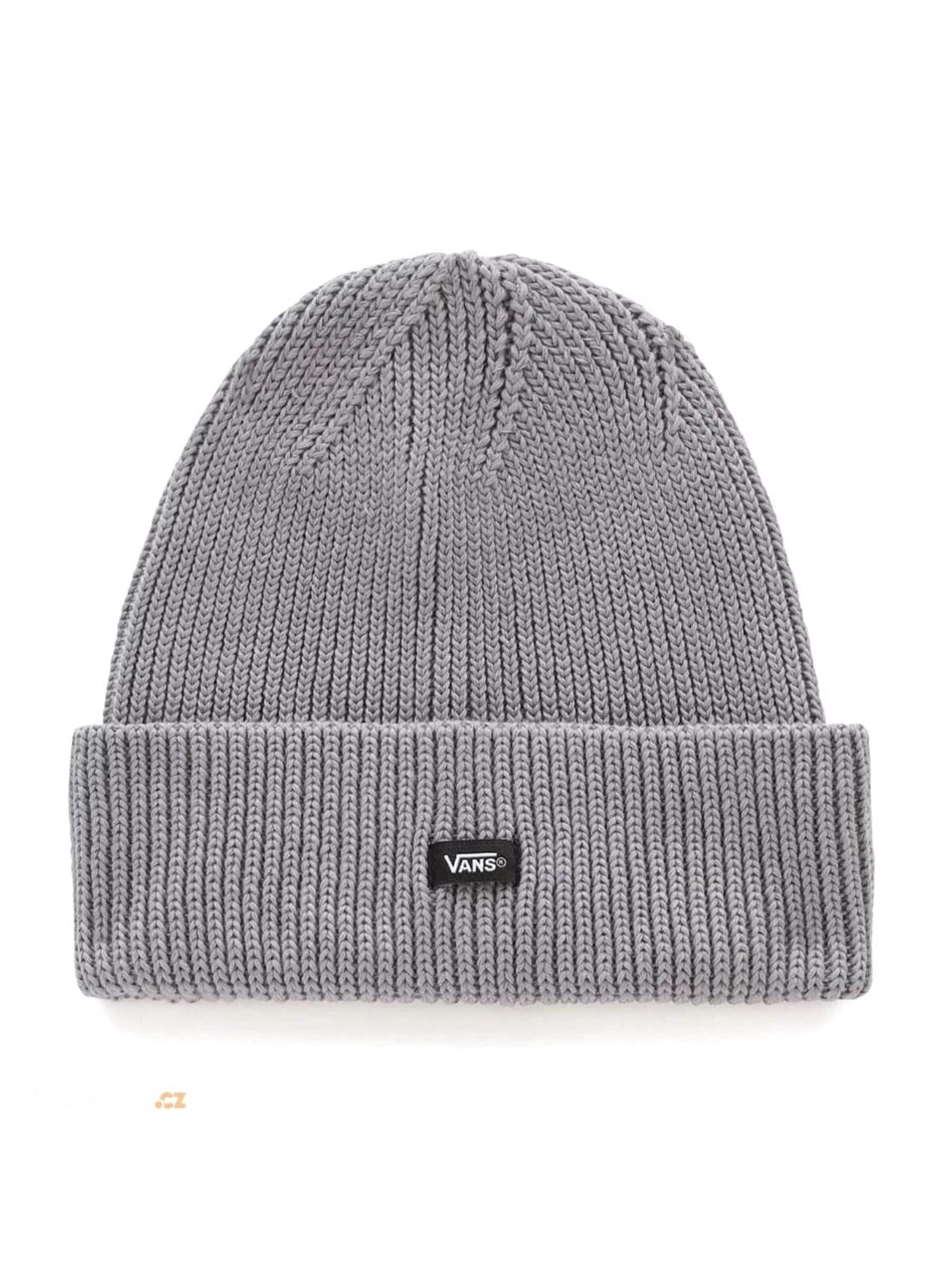 VANS Czapka 'Post Shallow Cuff Beani Heather Grey' w kolorze szary: przód