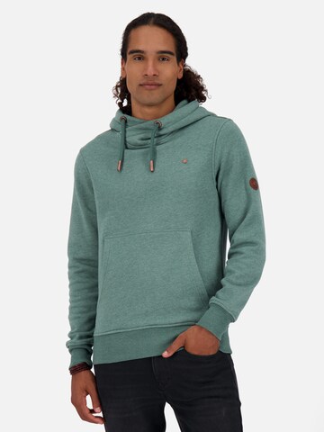 Alife and Kickin Sweatshirt 'JohnsonAK' in Groen: voorkant