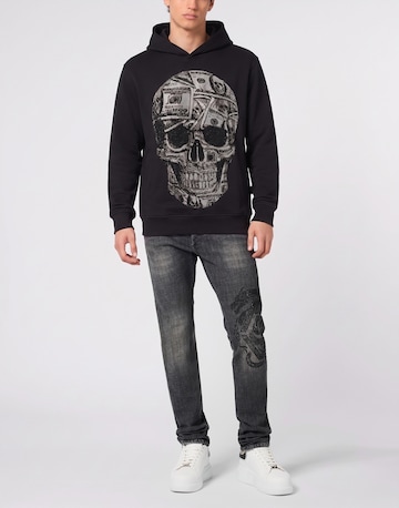 Felpa 'Skull' di Philipp Plein in nero