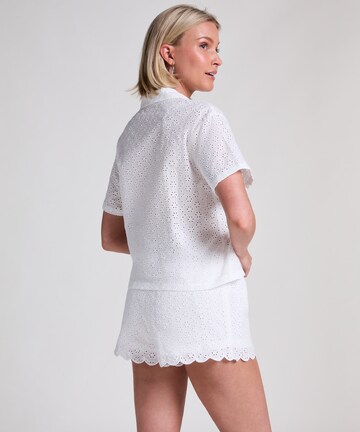 Hunkemöller Pyjamabroek in Wit