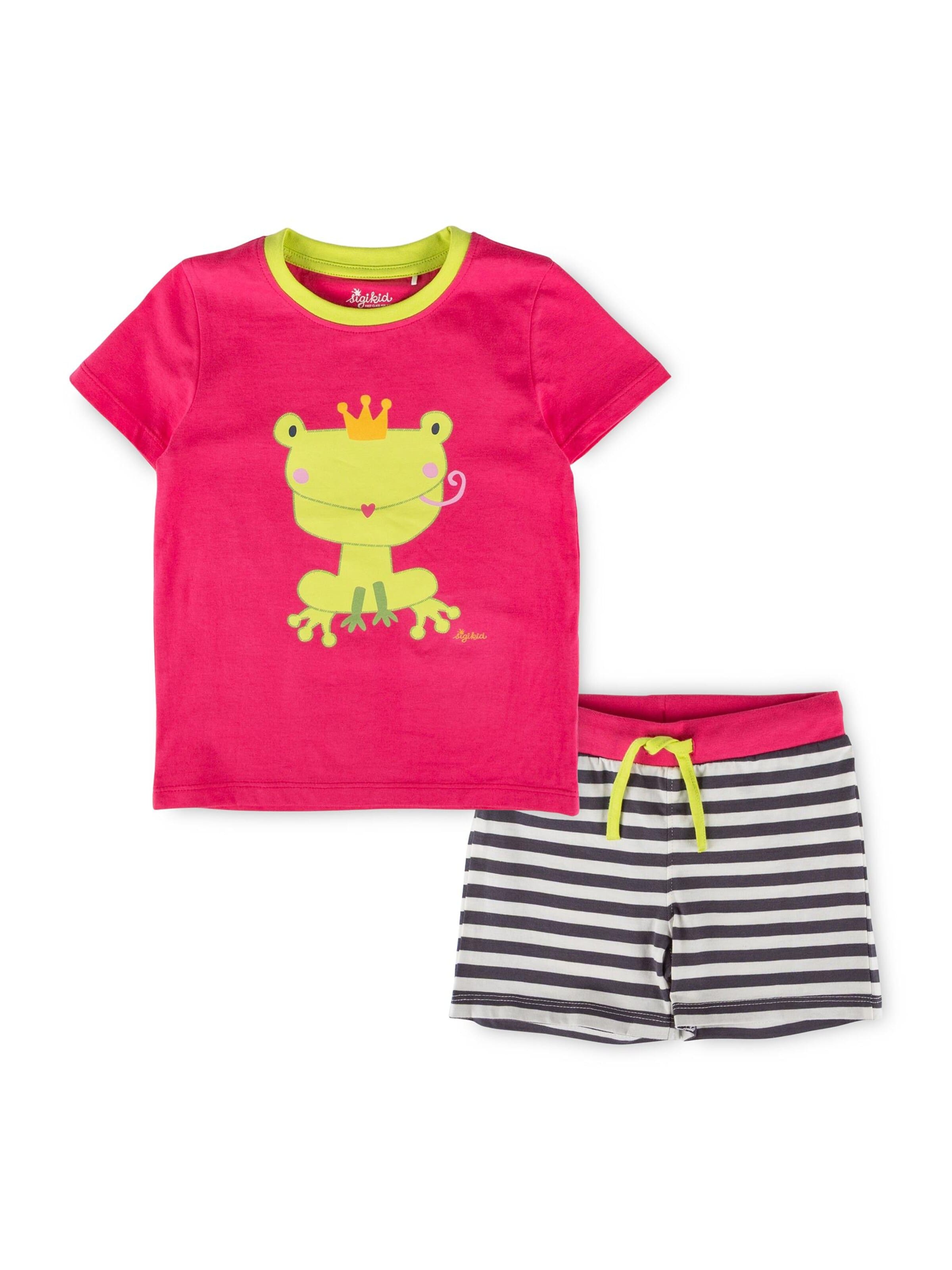 SIGIKID Pajamas 'Shorty Pyjama Nachtwäsche' in Mixed colors: front