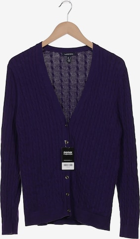 Lands‘ End Sweater & Cardigan in L in Purple: front