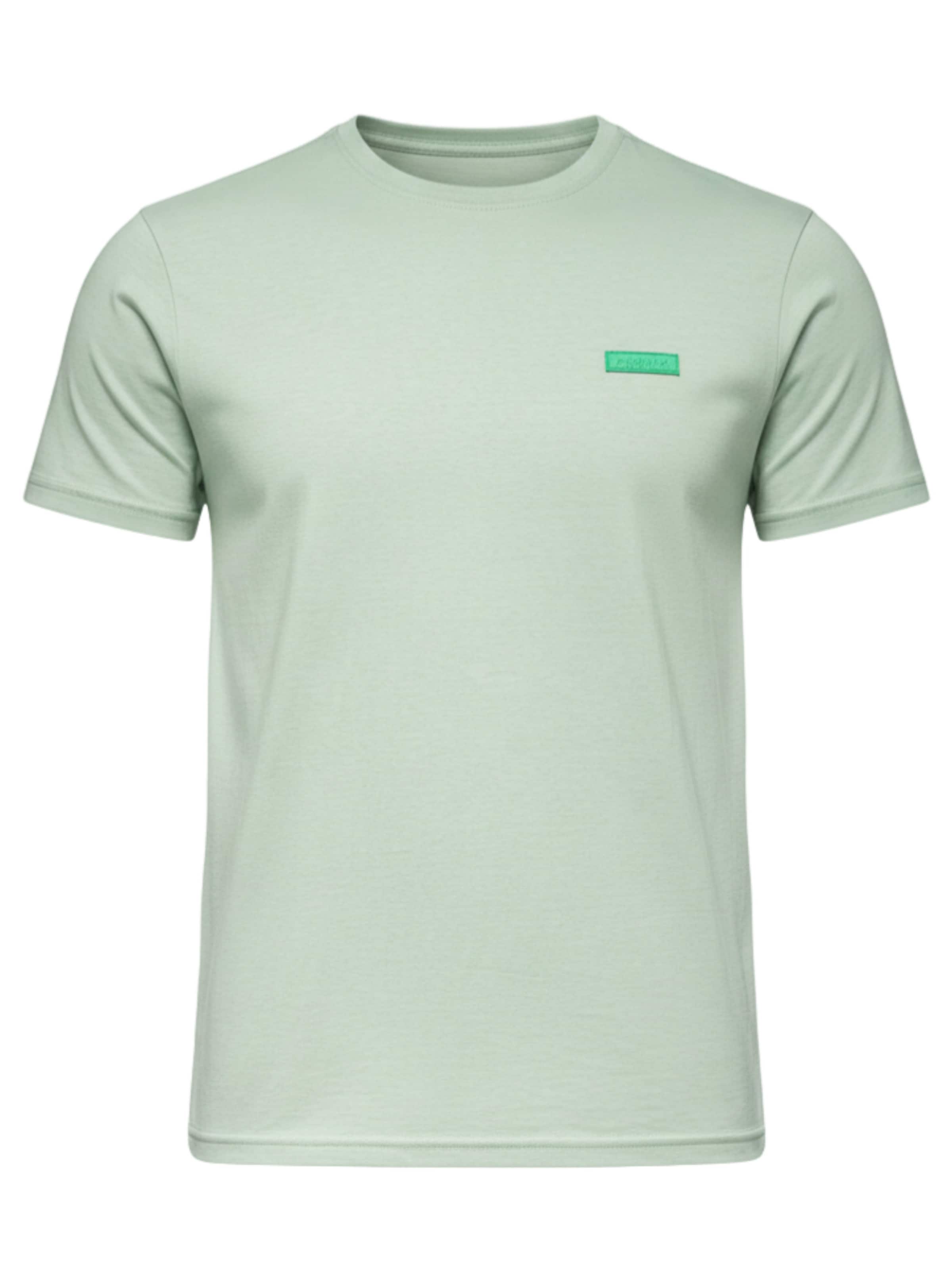 Ombre Shirt in Groen: voorkant