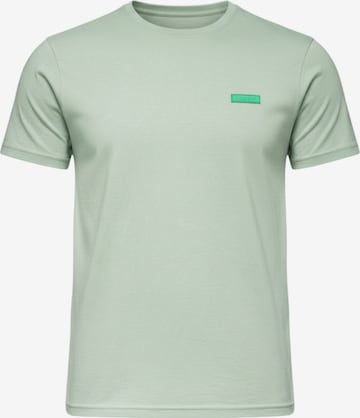 Ombre Shirt in Groen: voorkant