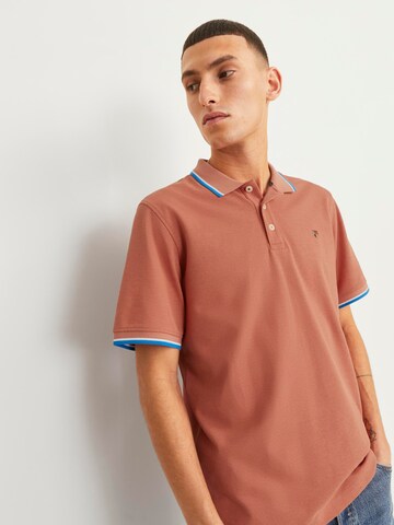 JACK & JONES Regular fit Shirt 'Bluwin' in Orange