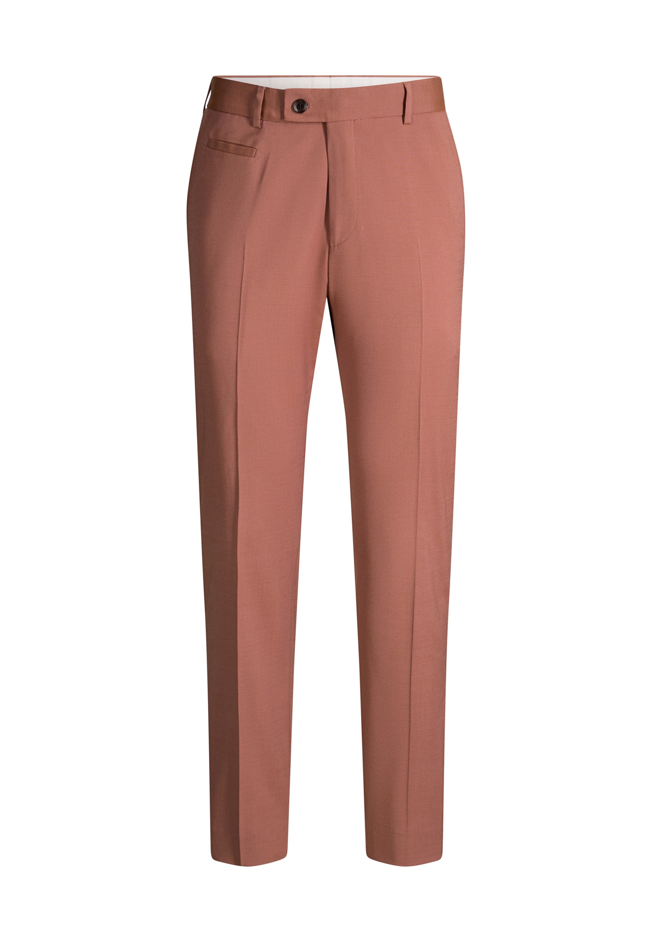 Regular Pantalon à plis STRELLSON en bronze : devant