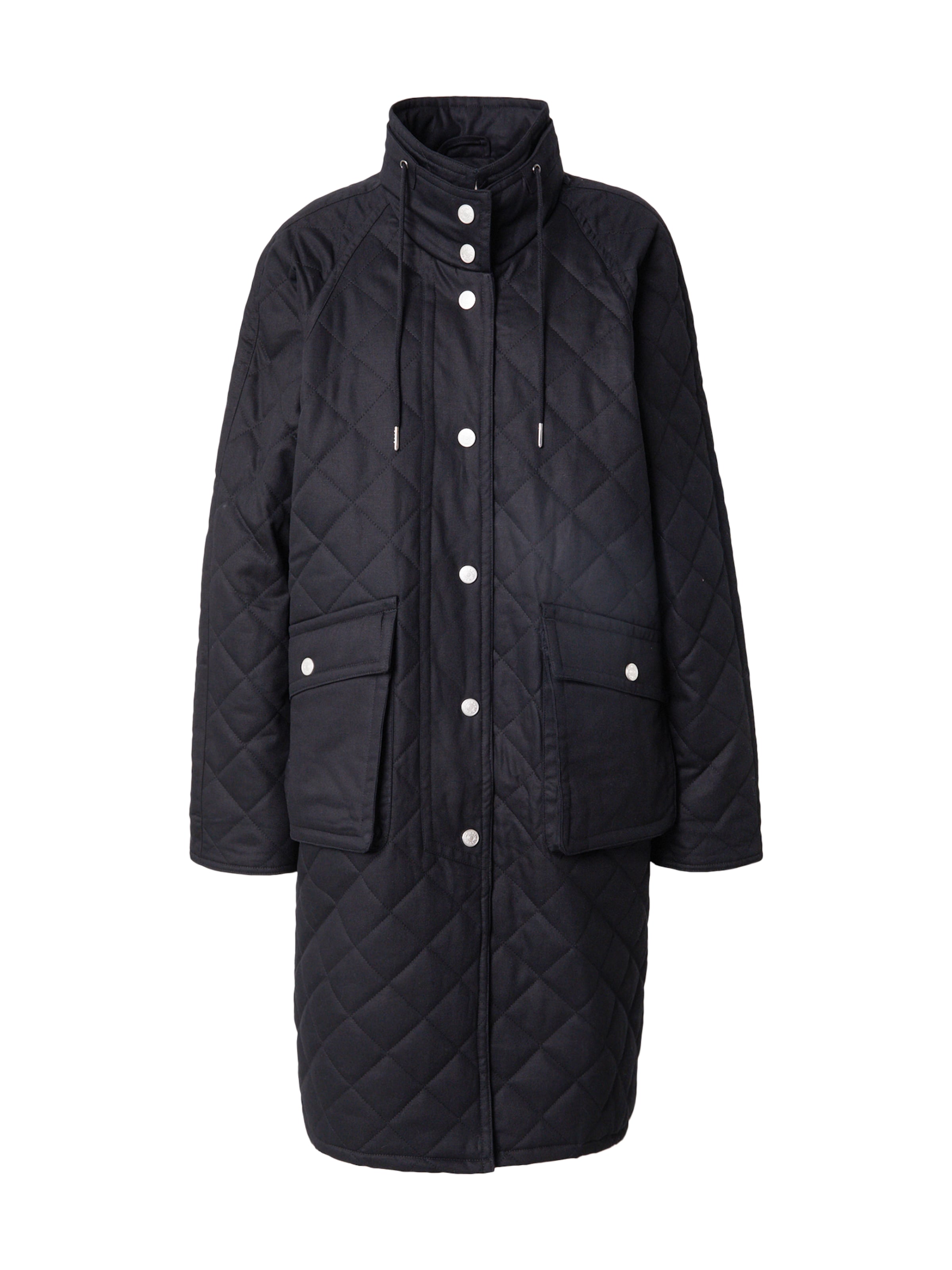 Esmé Studios Prechodný kabát 'Asta' - Čierna: predná strana