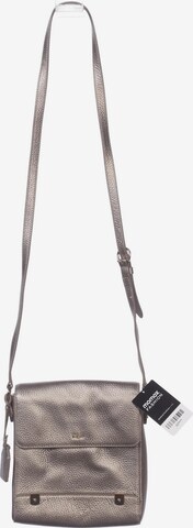 Lauren Ralph Lauren Handtasche klein Leder One Size in Grau: predná strana