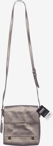 Lauren Ralph Lauren Handtasche klein Leder One Size in Grau: predná strana