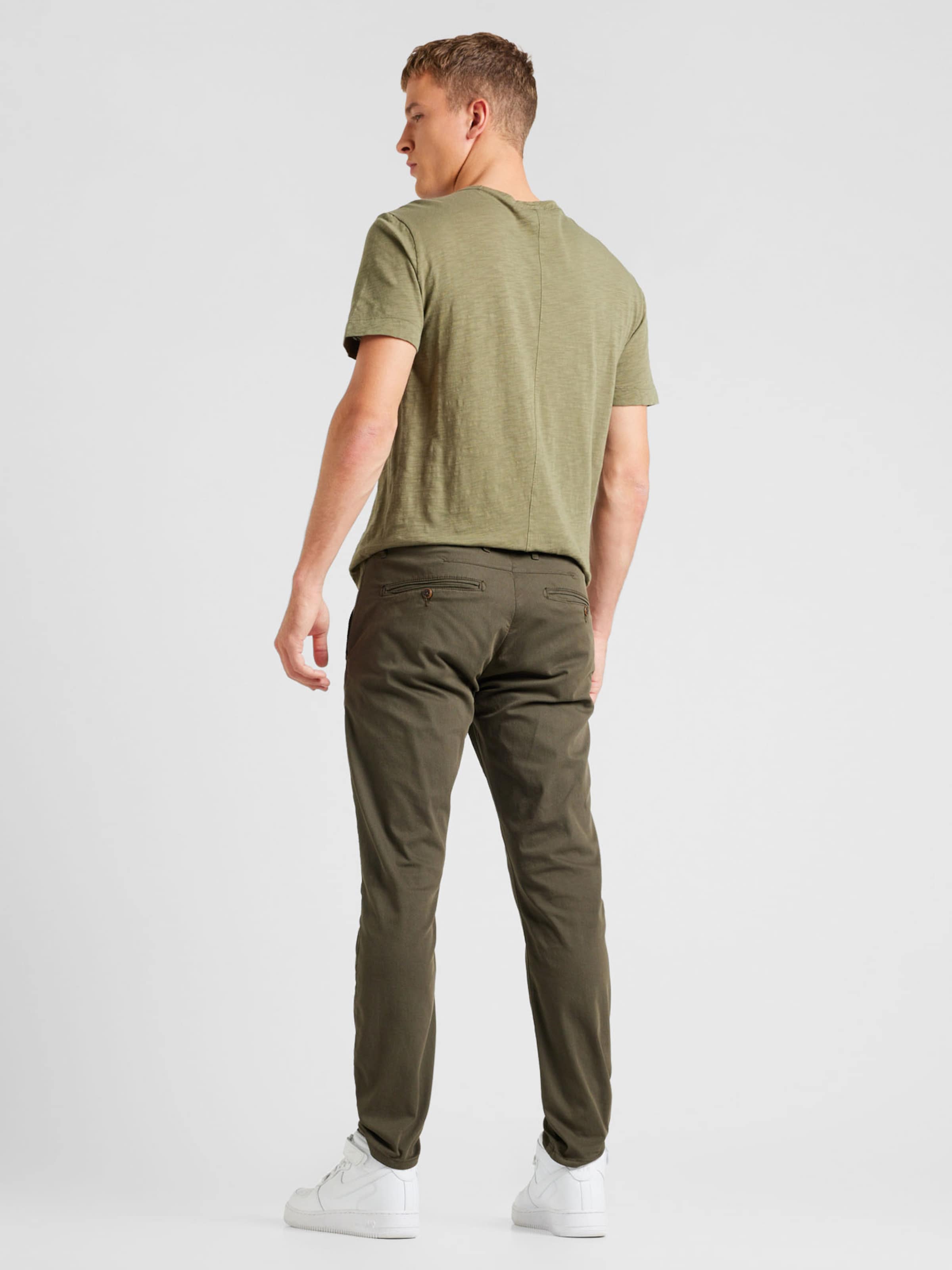 Regular Pantalon chino 'Paul K3280 Dale' GABBA en Vert Foncé