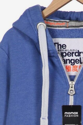 Superdry Sweatshirt & Zip-Up Hoodie in S in Blue