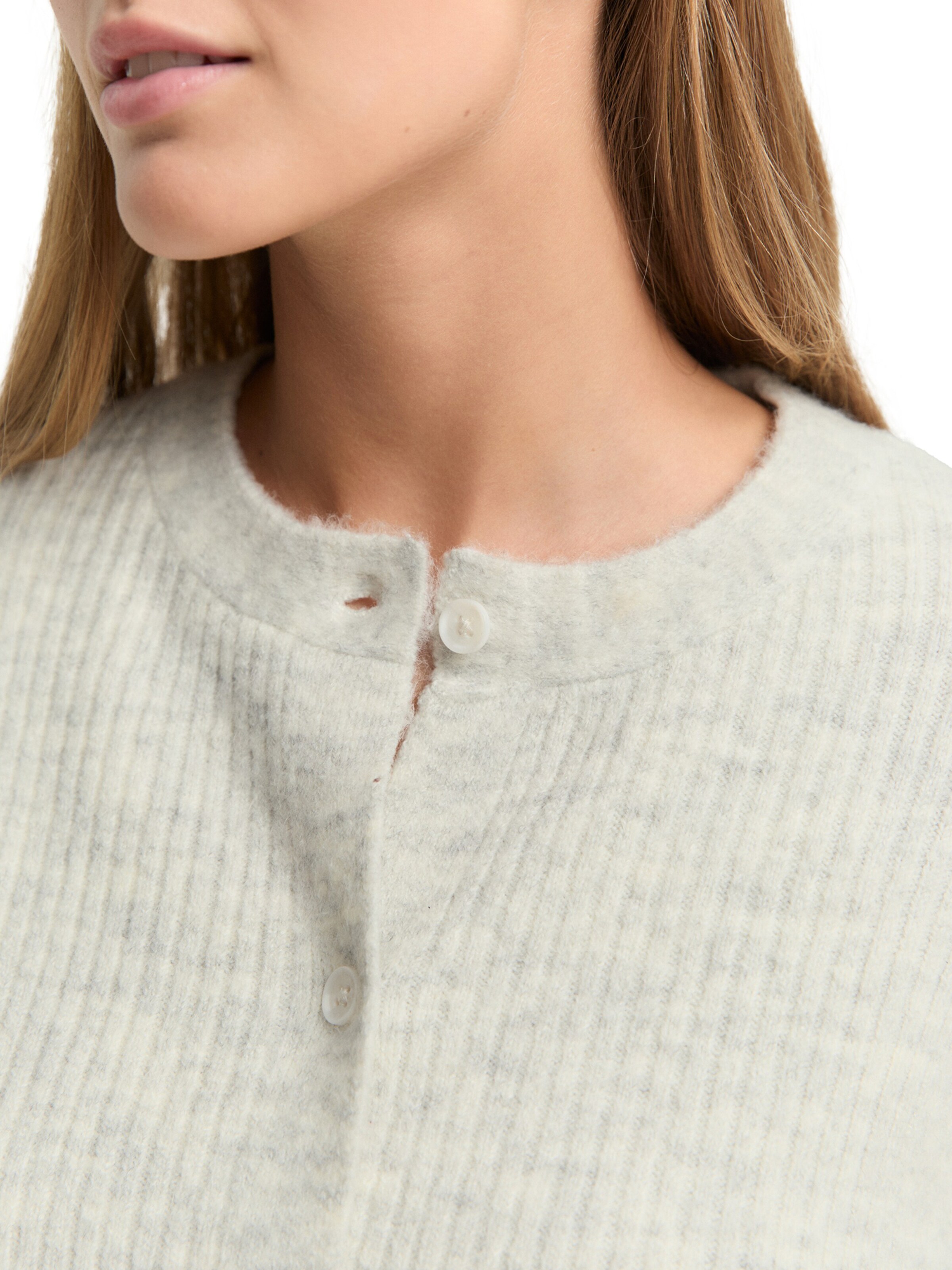 TOM TAILOR DENIM Pletena jopa | bež barva