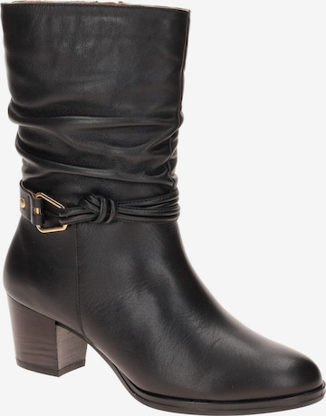 PIKOLINOS Boots 'Pikolinos Zamora Stiefel schwarz gerafft W0E-9787' in Schwarz: Vorderseite