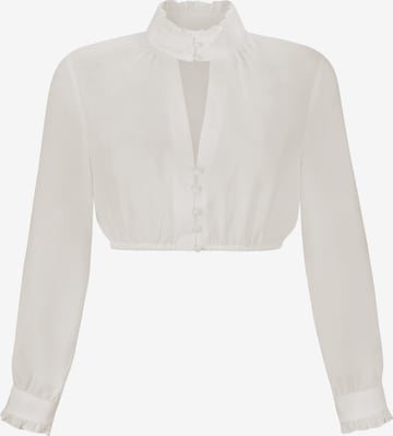 STOCKERPOINT Trachtenbluse 'Liv' in Beige: Vorderseite
