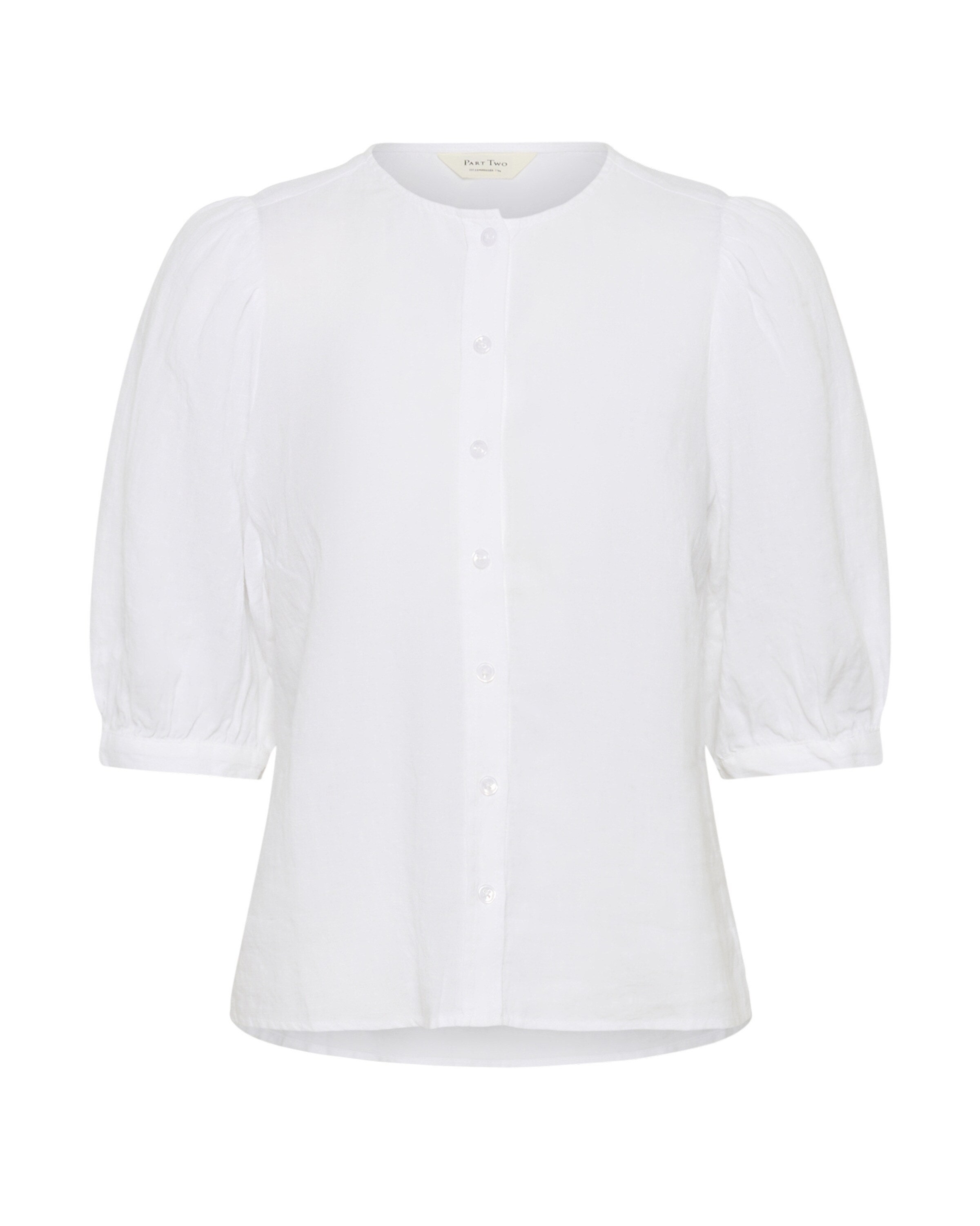 Chemisier 'Azra' Part Two en blanc : devant