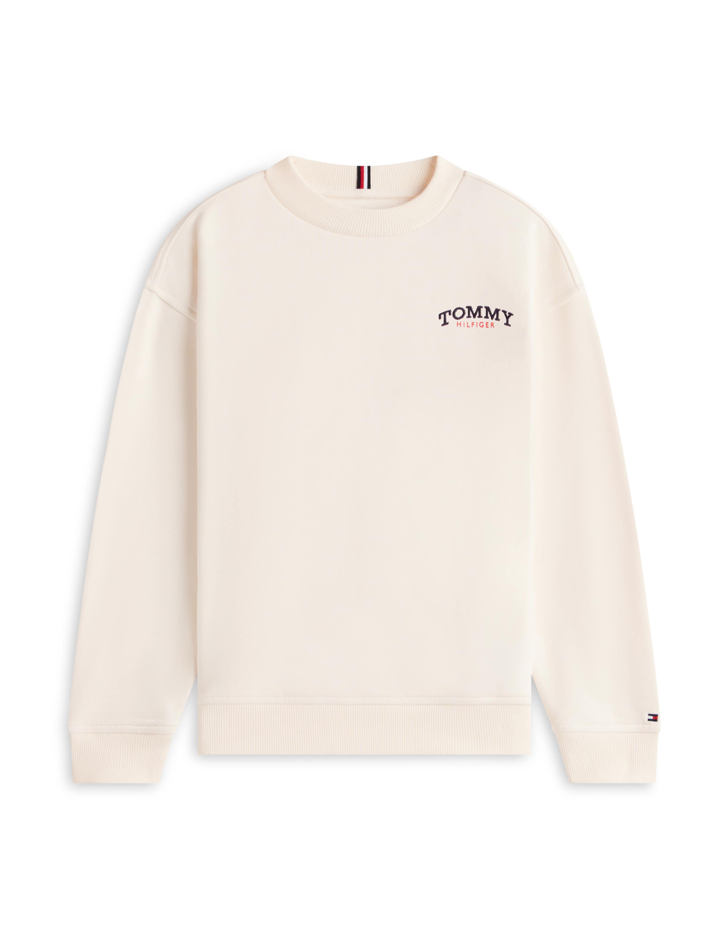 TOMMY HILFIGER Sweatshirt in Weiß: Vorderseite
