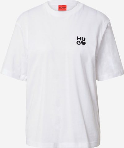HUGO Shirts 'Dashire' i sort / hvid, Produktvisning
