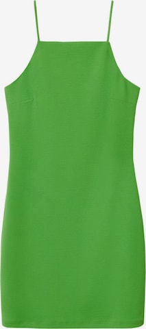 Rochie 'NUVERSA' de la MANGO pe verde: față