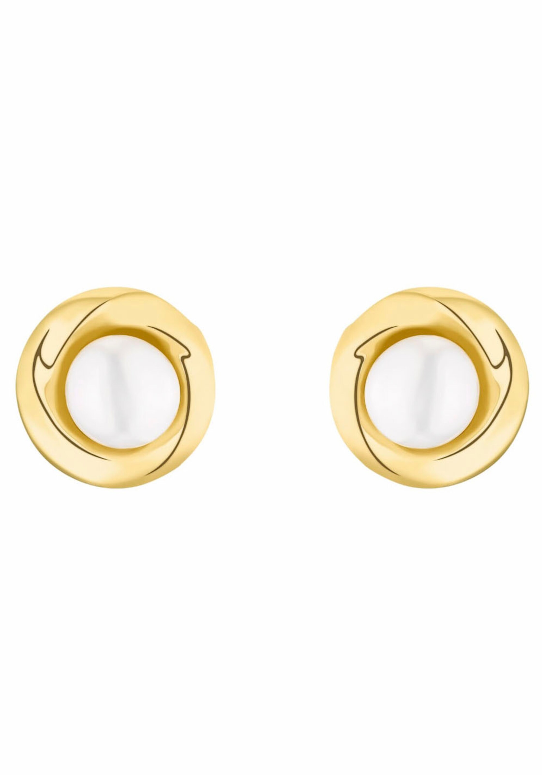 AMOR Ohrringe in Gold: Vorderseite