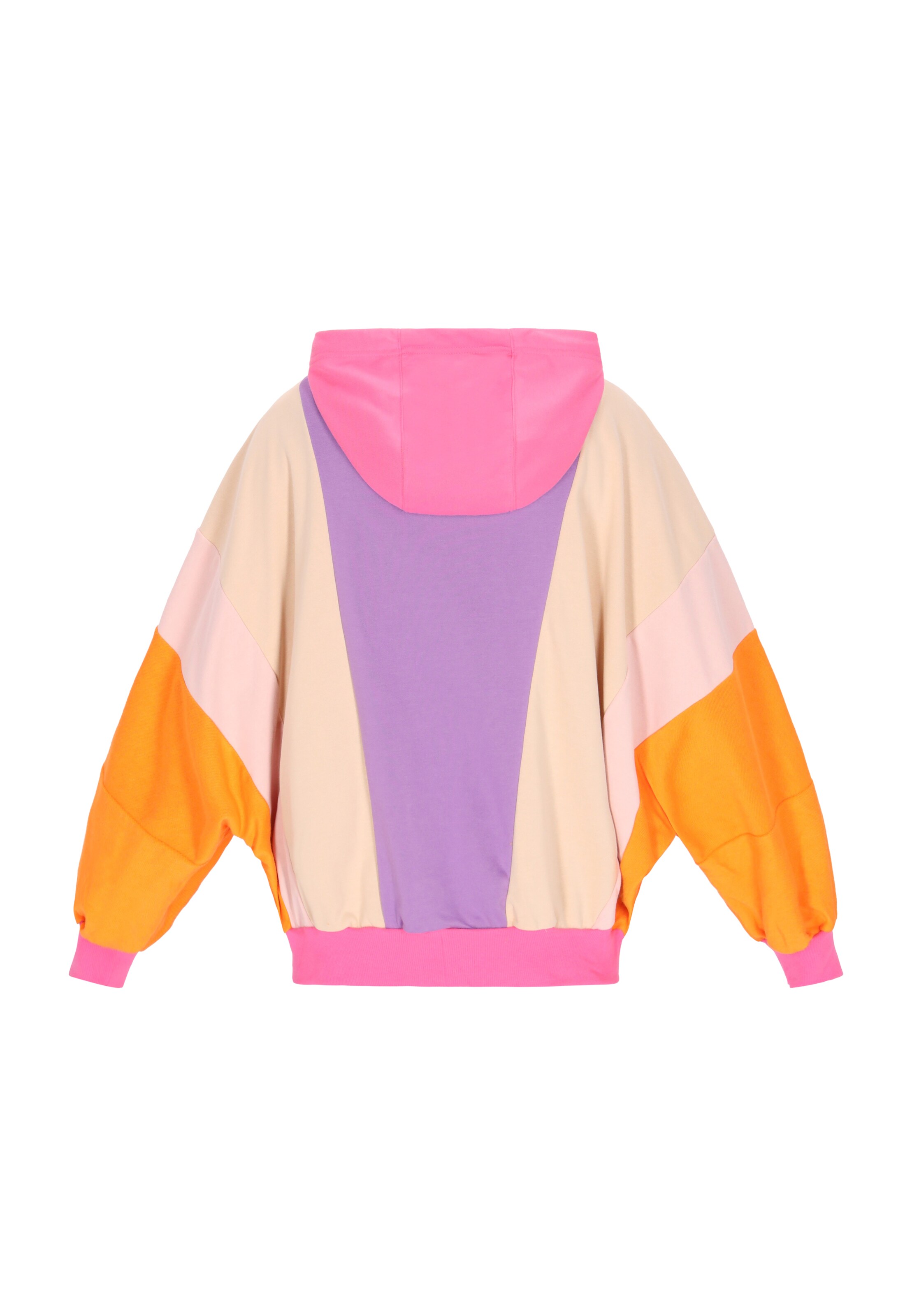 swirly Sweatjacke in Mischfarben