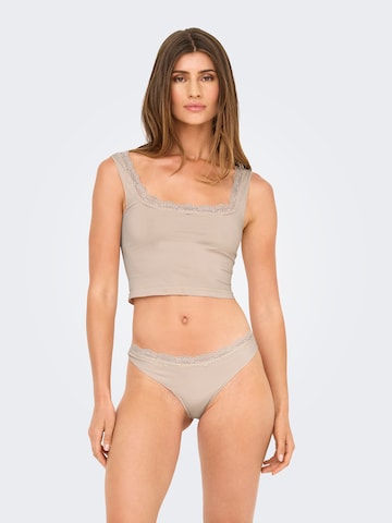 ONLY - Tanga 'ONLVICKY' en naranja: frente