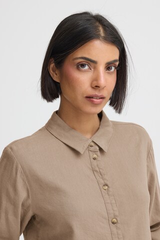 Chemisier 'PZLUCA' Pulz en marron