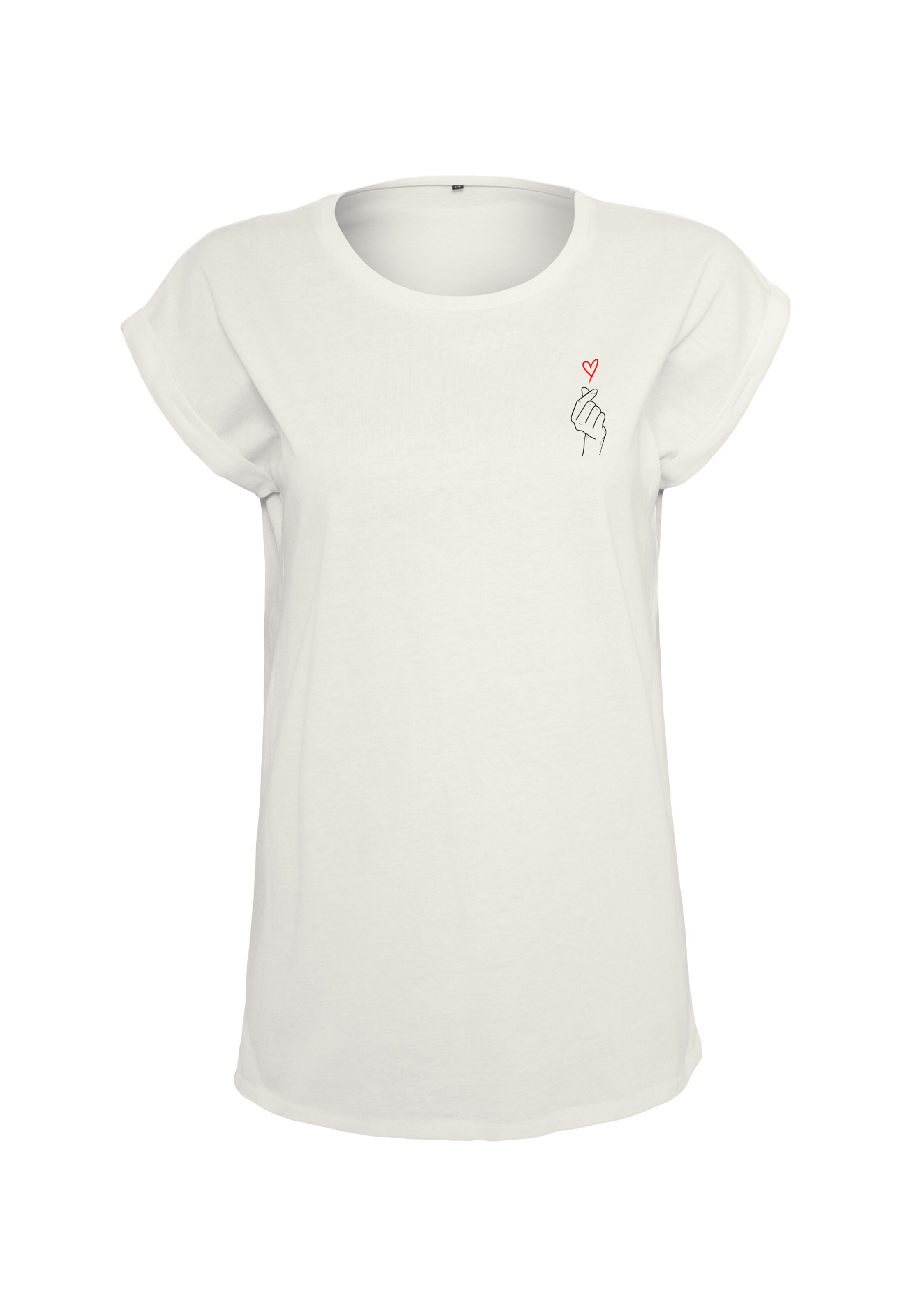 Urban Classics Shirt in Weiß: Vorderseite