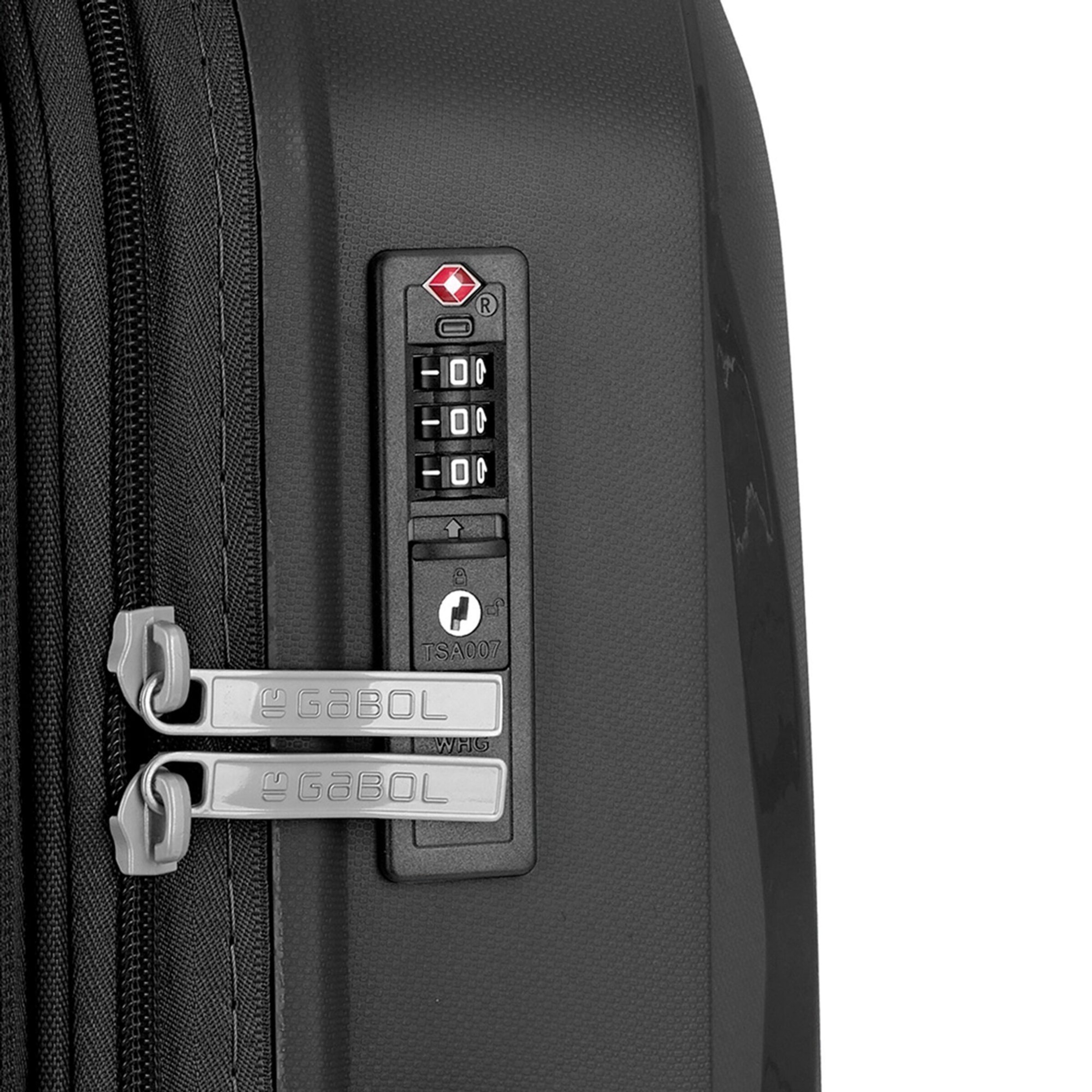 Ensemble de bagages 'Infinity' Gabol en noir