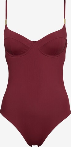 Costume intero di Calvin Klein Swimwear in rosso: frontale